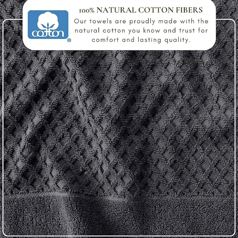 Linery Cotton Textured 6-pc. Quick Dry Bath Towel Set