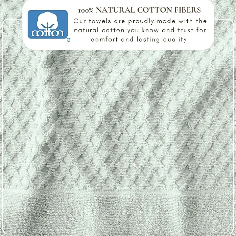 Linery Cotton Textured 6-pc. Quick Dry Bath Towel Set