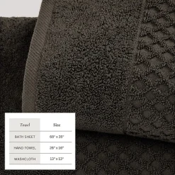Linery Cotton Textured 6-pc. Quick Dry Bath Towel Set