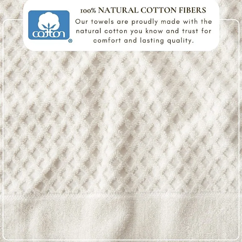 Linery Cotton Textured 6-pc. Quick Dry Bath Towel Set