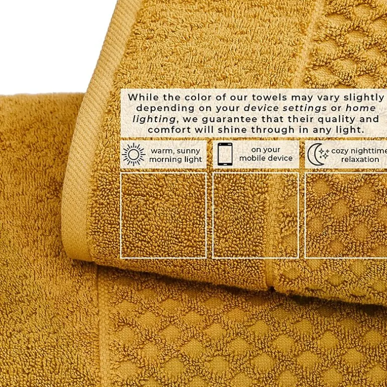Linery Cotton Textured 6-pc. Quick Dry Bath Towel Set