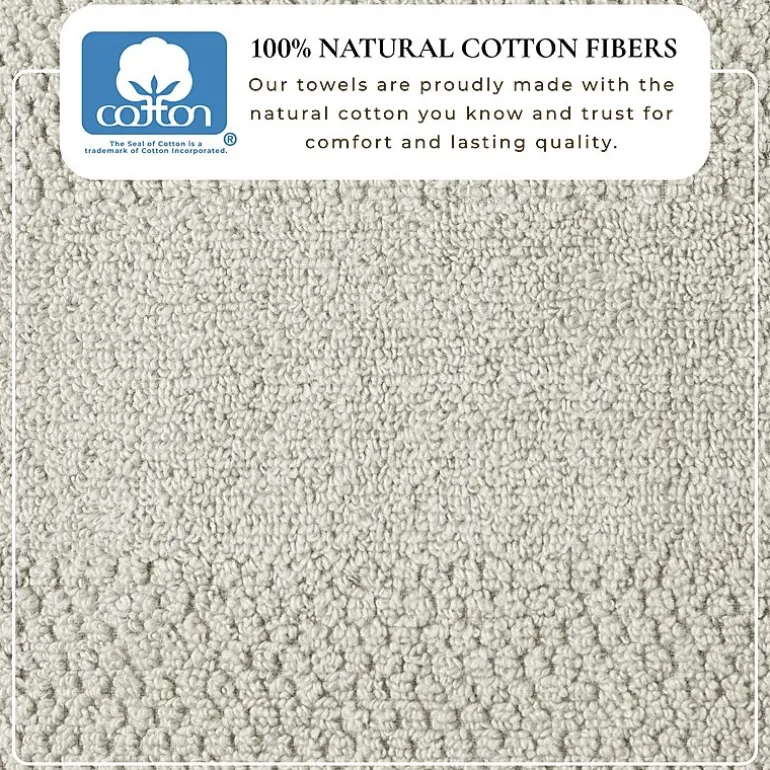 Linery Cotton Textured Weave 6-pc. Quick Dry Bath Towel Set