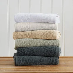 Linery Cotton Textured Weave 6-pc. Quick Dry Bath Towel Set