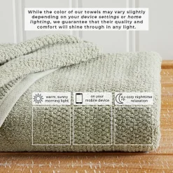 Linery Cotton Textured Weave 6-pc. Quick Dry Bath Towel Set