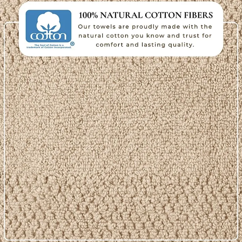Linery Cotton Textured Weave 6-pc. Quick Dry Bath Towel Set