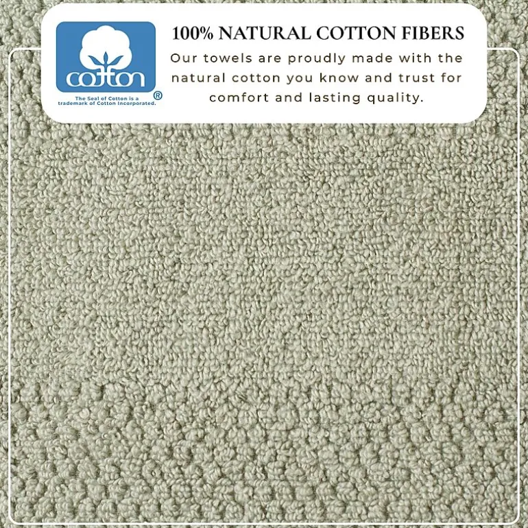 Linery Cotton Textured Weave 6-pc. Quick Dry Bath Towel Set