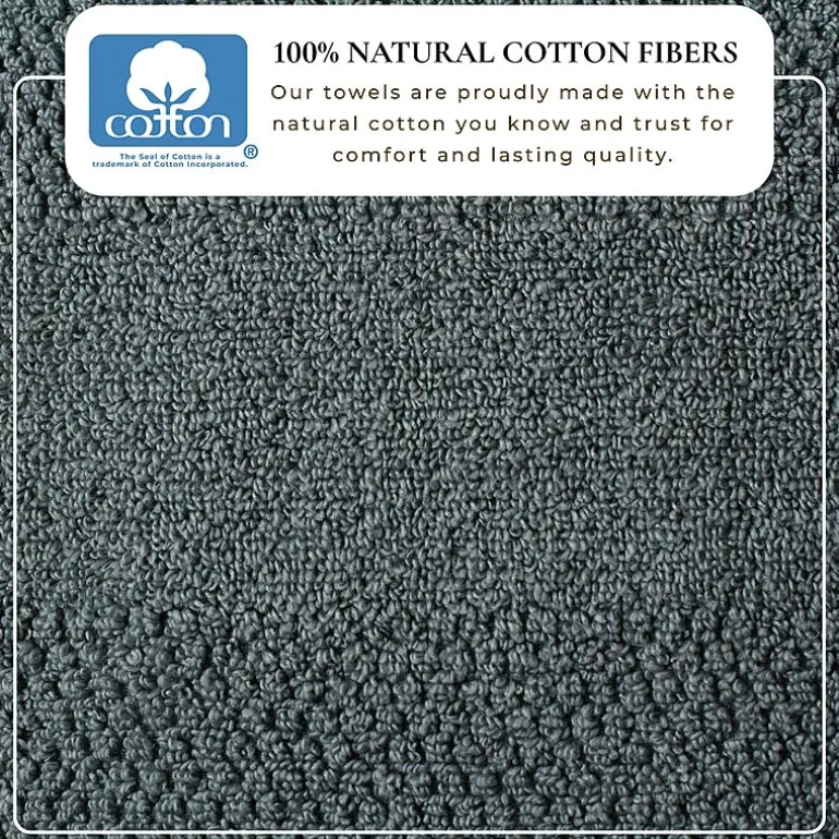 Linery Cotton Textured Weave 6-pc. Quick Dry Bath Towel Set