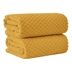 Linery Cotton Waffle Oversized 2-pc. Bath Sheet