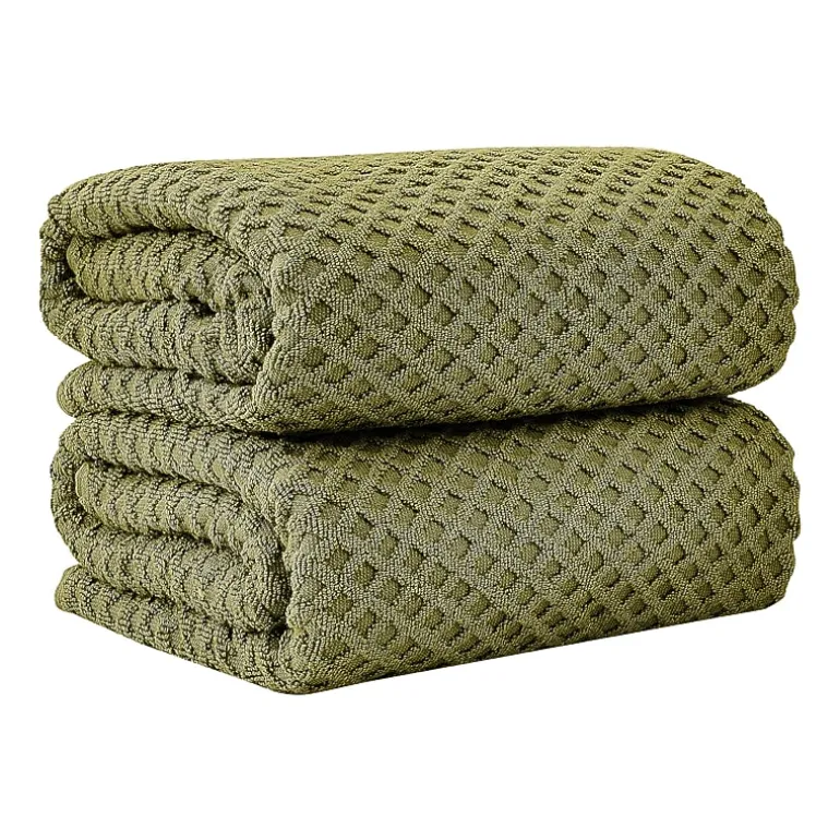 Linery Cotton Waffle Oversized 2-pc. Bath Sheet