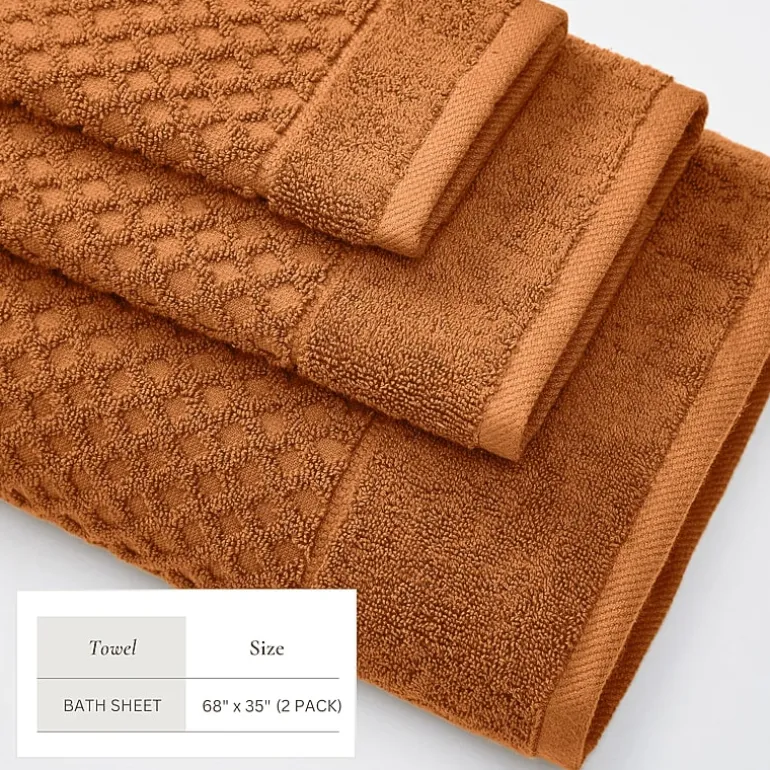 Linery Cotton Waffle Oversized 2-pc. Bath Sheet