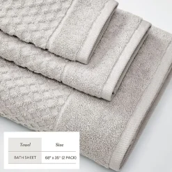 Linery Cotton Waffle Oversized 2-pc. Bath Sheet