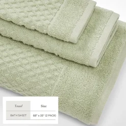 Linery Cotton Waffle Oversized 2-pc. Bath Sheet
