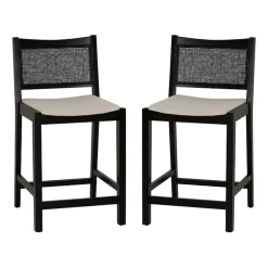 Linon Beymer 1 Pair Counter Height Bar Stool