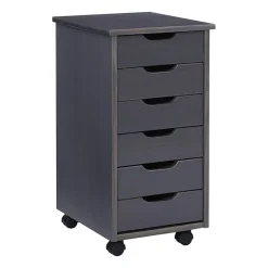 Linon Culton Office + Library Collection 6-Drawer File Cabinet