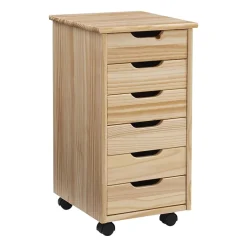 Linon Culton Office + Library Collection 6-Drawer File Cabinet
