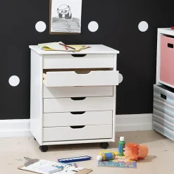 Linon Culton Office + Library Collection 6-Drawer File Cabinet