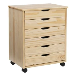 Linon Culton Office + Library Collection 6-Drawer File Cabinet