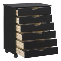 Linon Culton Office + Library Collection 6-Drawer File Cabinet