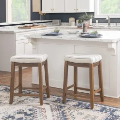 Linon Lakeland Swivel Counter Stool