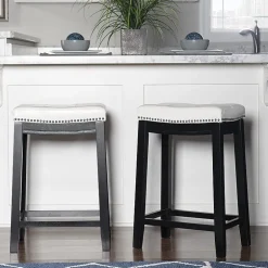 Linon Lakeland Swivel Counter Stool