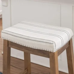 Linon Lakeland Swivel Counter Stool