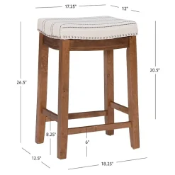 Linon Lakeland Swivel Counter Stool