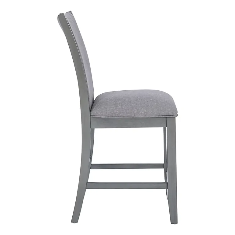 Linon Parrilla 2-pc. Counter Height Upholstered Bar Stool