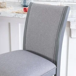 Linon Parrilla 2-pc. Counter Height Upholstered Bar Stool
