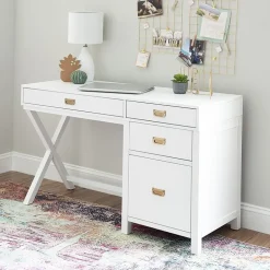 Linon Peggy Office + Library Collection Writing Desk