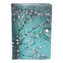 LINSAY® 10.1 Octa Core 128Gb Android 15 Tablet Flowers Case