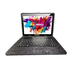 LINSAY® 10.1 Octa Core 128Gb Android 15 Tablet Black Keyboard