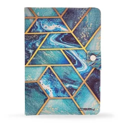 LINSAY® 10.1 Octa Core 128Gb Android 15 Tablet Art Shape Case