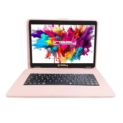 LINSAY® 10.1 Octa Core 128Gb Android 15 Tablet Pea Keyboard
