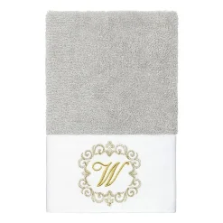 Linum Home Textiles Monica Gold 2-pc. Embellished Hand Towel