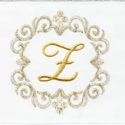 Linum Home Textiles Monica Gold 2-pc. Embellished Hand Towel