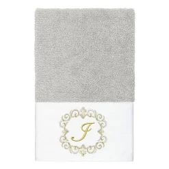 Linum Home Textiles Monica Gold 2-pc. Embellished Hand Towel