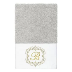 Linum Home Textiles Monica Gold 2-pc. Embellished Hand Towel