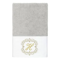 Linum Home Textiles Monica Gold 2-pc. Embellished Hand Towel