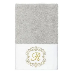 Linum Home Textiles Monica Gold 2-pc. Embellished Hand Towel