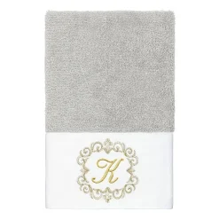 Linum Home Textiles Monica Gold 2-pc. Embellished Hand Towel