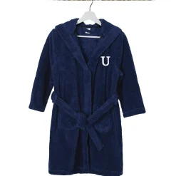Linum Home Textiles Personalized Kids Bathrobe Unisex Long Sleeve Long Length Robe