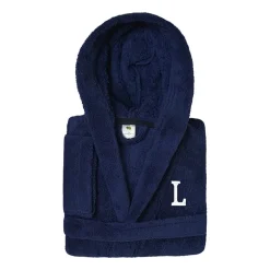 Linum Home Textiles Personalized Kids Bathrobe Unisex Long Sleeve Long Length Robe