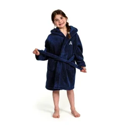 Linum Home Textiles Personalized Kids Bathrobe Unisex Long Sleeve Long Length Robe