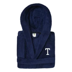 Linum Home Textiles Personalized Kids Bathrobe Unisex Long Sleeve Long Length Robe