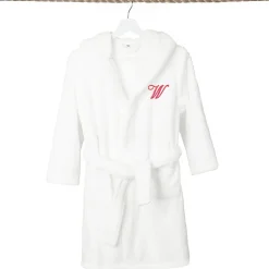 Linum Home Textiles Personalized Kids Bathrobe Unisex Long Sleeve Long Length Robe
