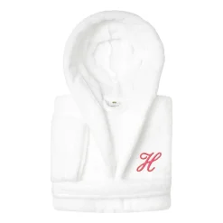 Linum Home Textiles Personalized Kids Bathrobe Unisex Long Sleeve Long Length Robe