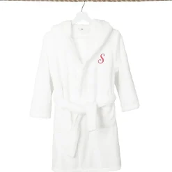 Linum Home Textiles Personalized Kids Bathrobe Unisex Long Sleeve Long Length Robe
