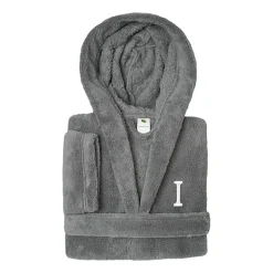 Linum Home Textiles Personalized Kids Bathrobe Unisex Long Sleeve Long Length Robe