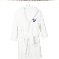 Linum Home Textiles Personalized Kids Bathrobe Unisex Long Sleeve Long Length Robe