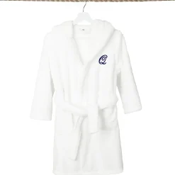 Linum Home Textiles Personalized Kids Bathrobe Unisex Long Sleeve Long Length Robe